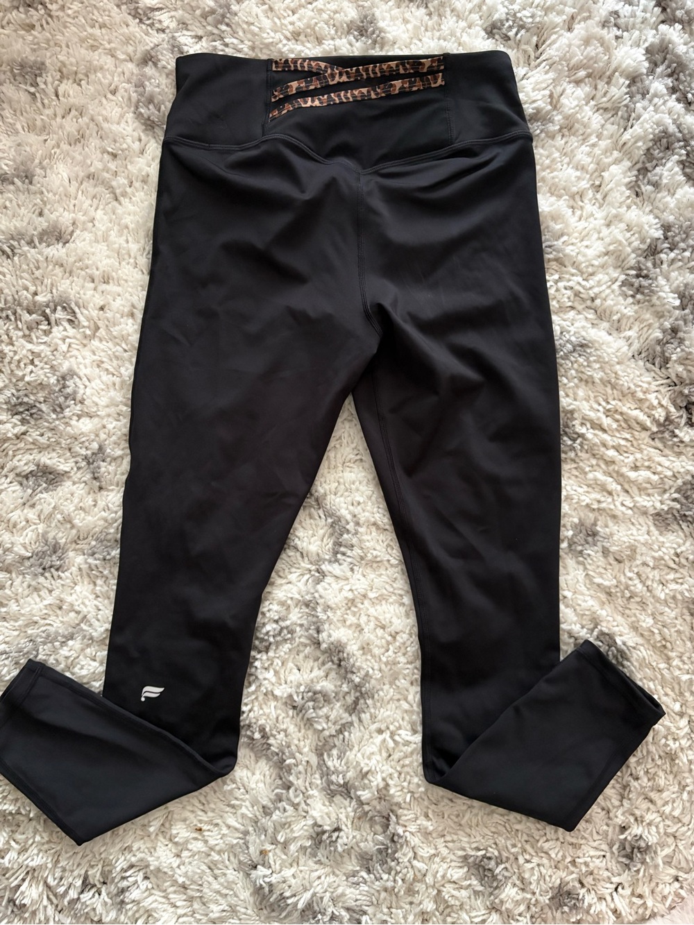 Fabletics Trinity Leggingwith Leopard Waist Accent